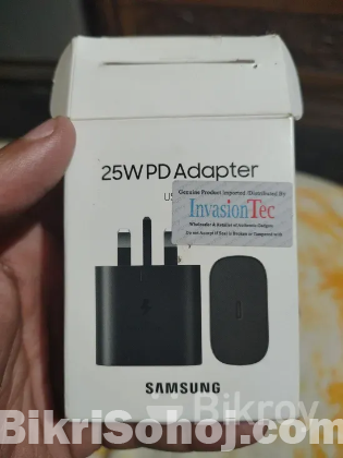 25W Samsung  adopter Charger with cable
